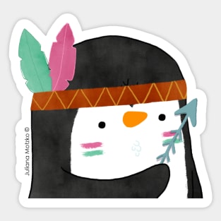 Indian Penguin Sticker